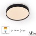 Потолочный светильник Toscana 3315.XM302-1-267/12W/3K Black APL LED