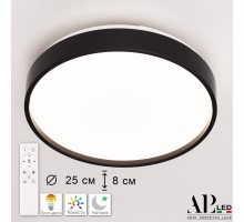 Потолочный светильник Toscana 3315.XM302-2-267/12W Black APL LED