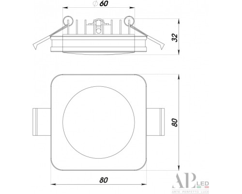 Точечный светильник Ingrid 3322.LD109S/7W/6K APL LED Точечный светильник Ingrid 3322.LD109S/7W/6K APL LED