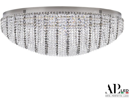 Потолочная люстра Sicilia SH508.2.80.R.Ni.4000.Clear.731 APL LED Потолочная люстра Sicilia SH508.2.80.R.Ni.4000.Clear.731 APL LED