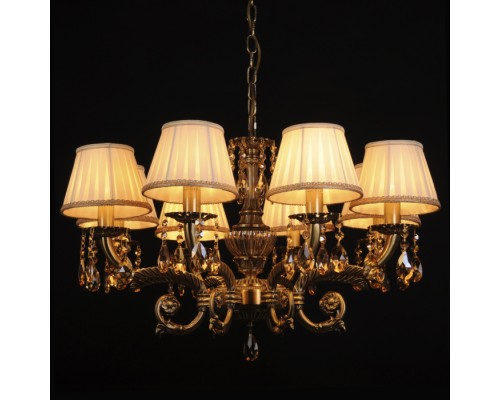 Подвесная люстра Sylvia L.8110-8BR CRISTAL-SHADE Abrasax Подвесная люстра Sylvia L.8110-8BR CRISTAL-SHADE Abrasax