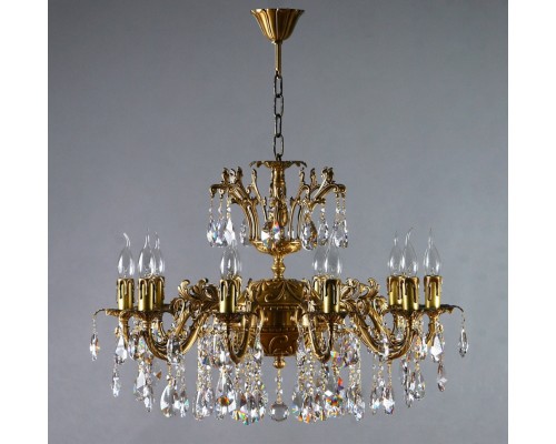Подвесная люстра Granada 2118/10 AB Leaf crystal Ambiente Подвесная люстра Granada 2118/10 AB Leaf crystal Ambiente