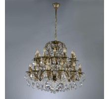 Подвесная люстра Granada 2118/12+12 PB Leaf Crystal Ambiente