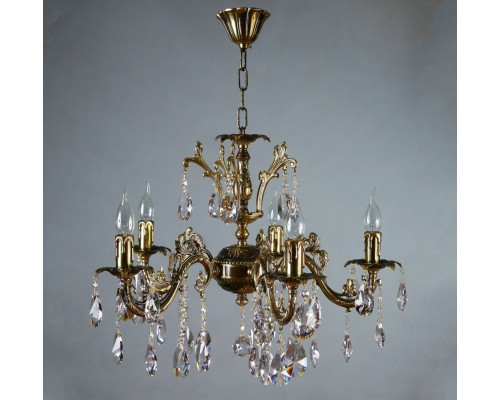 Подвесная люстра Granada 2118/5 PB Leaf crystal Ambiente Подвесная люстра Granada 2118/5 PB Leaf crystal Ambiente