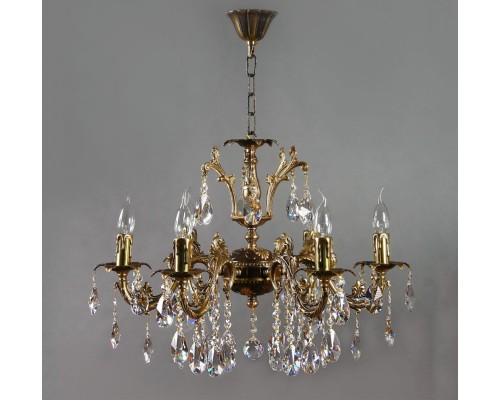 Подвесная люстра Granada 2118/6 PB Leaf crystal Ambiente Подвесная люстра Granada 2118/6 PB Leaf crystal Ambiente