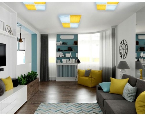 Потолочный светильник Parus FP2382 WH 128W D500*500 Ambrella Потолочный светильник Parus FP2382 WH 128W D500*500 Ambrella