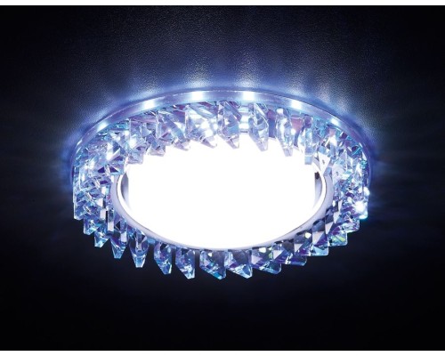 Точечный светильник Gx53+led G255 PR/WH Ambrella Точечный светильник Gx53+led G255 PR/WH Ambrella