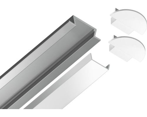 Профиль для светодиодной ленты Illumination GP1001AL Ambrella Профиль для светодиодной ленты Illumination GP1001AL Ambrella