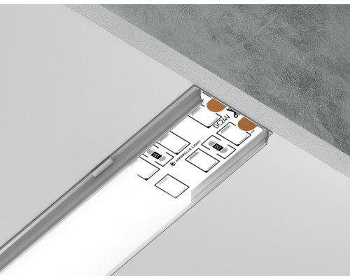 Профиль для светодиодной ленты Illumination GP1500AL Ambrella Профиль для светодиодной ленты Illumination GP1500AL Ambrella