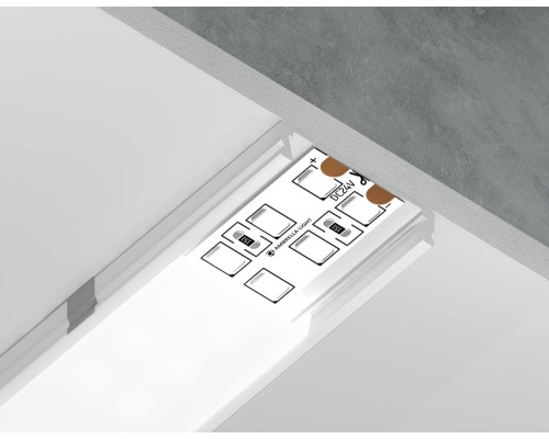 Профиль для светодиодной ленты Illumination GP1800WH Ambrella Профиль для светодиодной ленты Illumination GP1800WH Ambrella