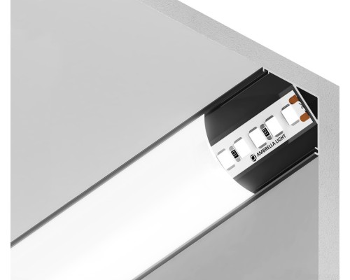 Профиль для светодиодной ленты Illumination GP2100BK Ambrella Профиль для светодиодной ленты Illumination GP2100BK Ambrella
