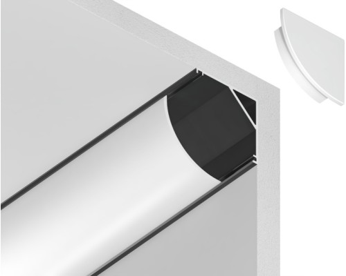 Профиль для светодиодной ленты Illumination GP2100BK Ambrella Профиль для светодиодной ленты Illumination GP2100BK Ambrella