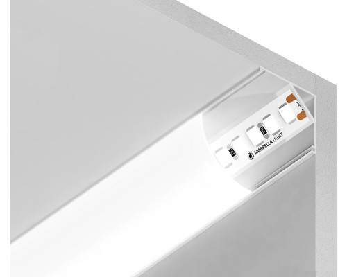 Профиль для светодиодной ленты Illumination GP2100WH Ambrella Профиль для светодиодной ленты Illumination GP2100WH Ambrella