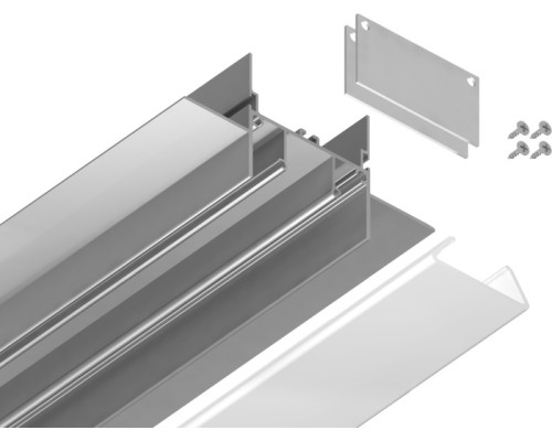 Профиль для светодиодной ленты Illumination GP4000AL Ambrella Профиль для светодиодной ленты Illumination GP4000AL Ambrella