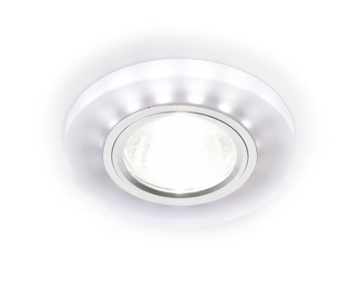 Точечный светильник Декоративные Led+mr16 S214 WH/CH/WH Ambrella Точечный светильник Декоративные Led+mr16 S214 WH/CH/WH Ambrella