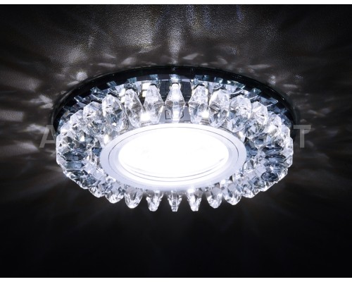 Точечный светильник Декоративные Кристалл Led+mr16 S220 BK Ambrella Точечный светильник Декоративные Кристалл Led+mr16 S220 BK Ambrella