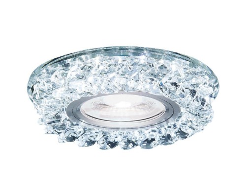 Точечный светильник Декоративные Кристалл Led+mr16 S257 CH Ambrella Точечный светильник Декоративные Кристалл Led+mr16 S257 CH Ambrella