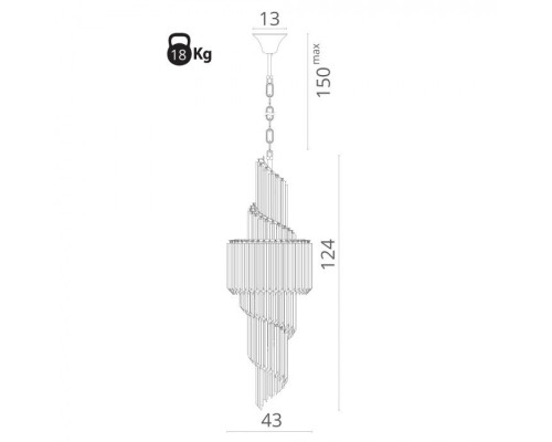 Подвесная люстра Frizzante 1683/01 LM-11 Arte Lamp Подвесная люстра Frizzante 1683/01 LM-11 Arte Lamp