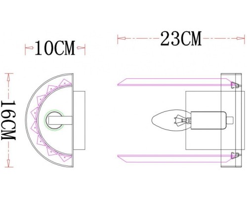 Бра Secunda A1003AP-1CC Arte Lamp Бра Secunda A1003AP-1CC Arte Lamp