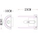 Бра Secunda A1003AP-1CC Arte Lamp