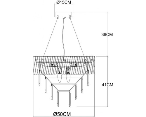 Подвесная люстра Muscida A1004SP-8SI Arte Lamp Подвесная люстра Muscida A1004SP-8SI Arte Lamp