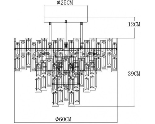 Потолочная люстра Mintaka A1005PL-10GO Arte Lamp Потолочная люстра Mintaka A1005PL-10GO Arte Lamp