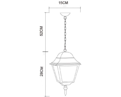 Уличный подвесной светильник Bremen A1015SO-1WH Arte Lamp Уличный подвесной светильник Bremen A1015SO-1WH Arte Lamp