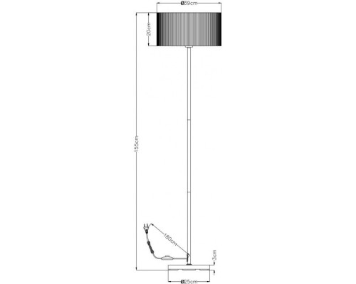 Торшер Mallorca A1021PN-1SS Arte Lamp Торшер Mallorca A1021PN-1SS Arte Lamp