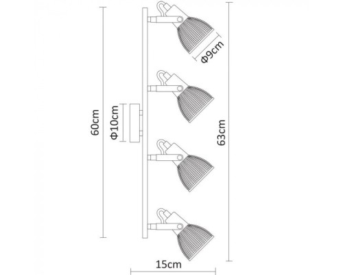 Спот Ricardo A1026PL-4CC Arte Lamp Спот Ricardo A1026PL-4CC Arte Lamp