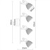 Спот Ricardo A1026PL-4CC Arte Lamp