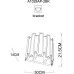 Настенный светильник Amber A1028AP-2BK Arte Lamp