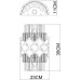 Настенный светильник Amelia A1039AP-2BK Arte Lamp
