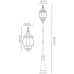 Наземный фонарь Atlanta A1047PA-1BN Arte Lamp