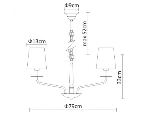 Подвесная люстра Edda A1048LM-10CC Arte Lamp Подвесная люстра Edda A1048LM-10CC Arte Lamp