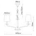 Подвесная люстра Edda A1048LM-10CC Arte Lamp