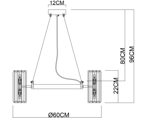 Подвесная люстра Santorini A1049SP-12GO Arte Lamp Подвесная люстра Santorini A1049SP-12GO Arte Lamp