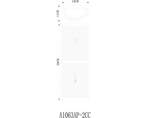 Настенный светильник Albali A1063AP-2CC Arte Lamp Настенный светильник Albali A1063AP-2CC Arte Lamp