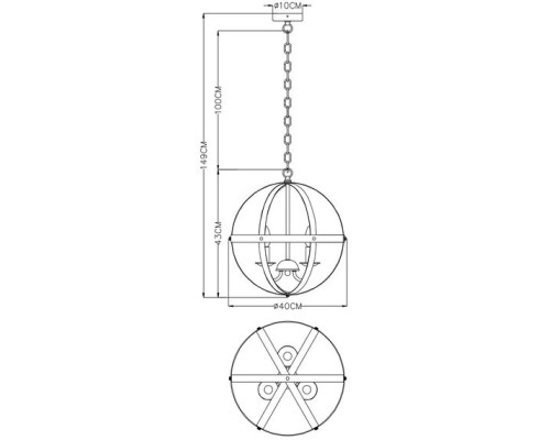 Подвесная люстра Babbu A1087SP-3BR Arte Lamp Подвесная люстра Babbu A1087SP-3BR Arte Lamp