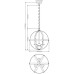 Подвесная люстра Babbu A1087SP-3BR Arte Lamp