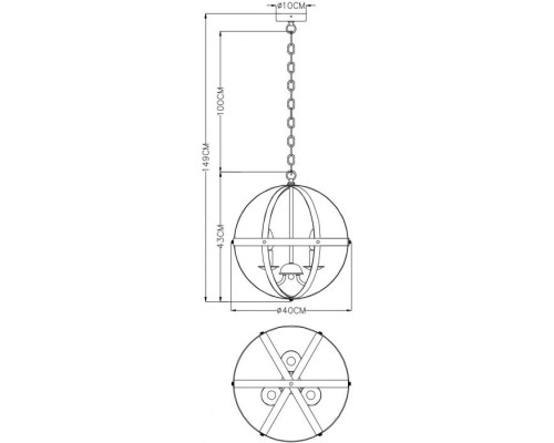 Подвесная люстра Babbu A1087SP-3CC Arte Lamp Подвесная люстра Babbu A1087SP-3CC Arte Lamp