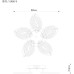 Потолочная люстра Daisy A1098PL-5WH Arte Lamp