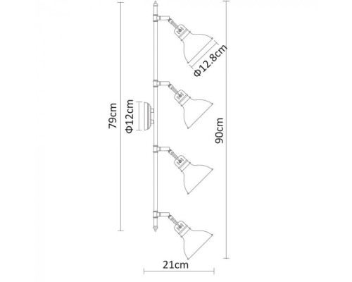 Спот Mark A1102PL-4AB Arte Lamp Спот Mark A1102PL-4AB Arte Lamp