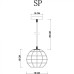 Подвесной светильник Spider A1110SP-1WH Arte Lamp