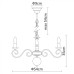 Подвесная люстра Isabel A1129LM-7WH Arte Lamp