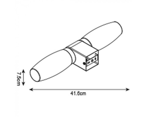 Бра Aqua-bastone A1209AP-2CC Arte Lamp Бра Aqua-bastone A1209AP-2CC Arte Lamp