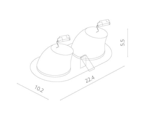 Точечный светильник Cardani A1212PL-2WH Arte Lamp Точечный светильник Cardani A1212PL-2WH Arte Lamp
