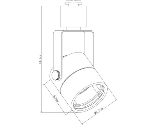 Трековый светильник Lente A1310PL-1WH Arte Lamp Трековый светильник Lente A1310PL-1WH Arte Lamp