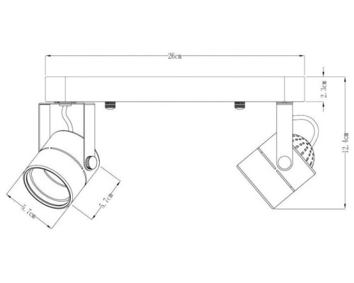 Спот Lente A1310PL-2BK Arte Lamp Спот Lente A1310PL-2BK Arte Lamp