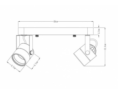 Спот Lente A1310PL-2CC Arte Lamp Спот Lente A1310PL-2CC Arte Lamp