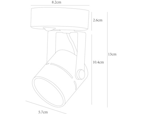Спот Mizar A1311AP-1BK Arte Lamp Спот Mizar A1311AP-1BK Arte Lamp